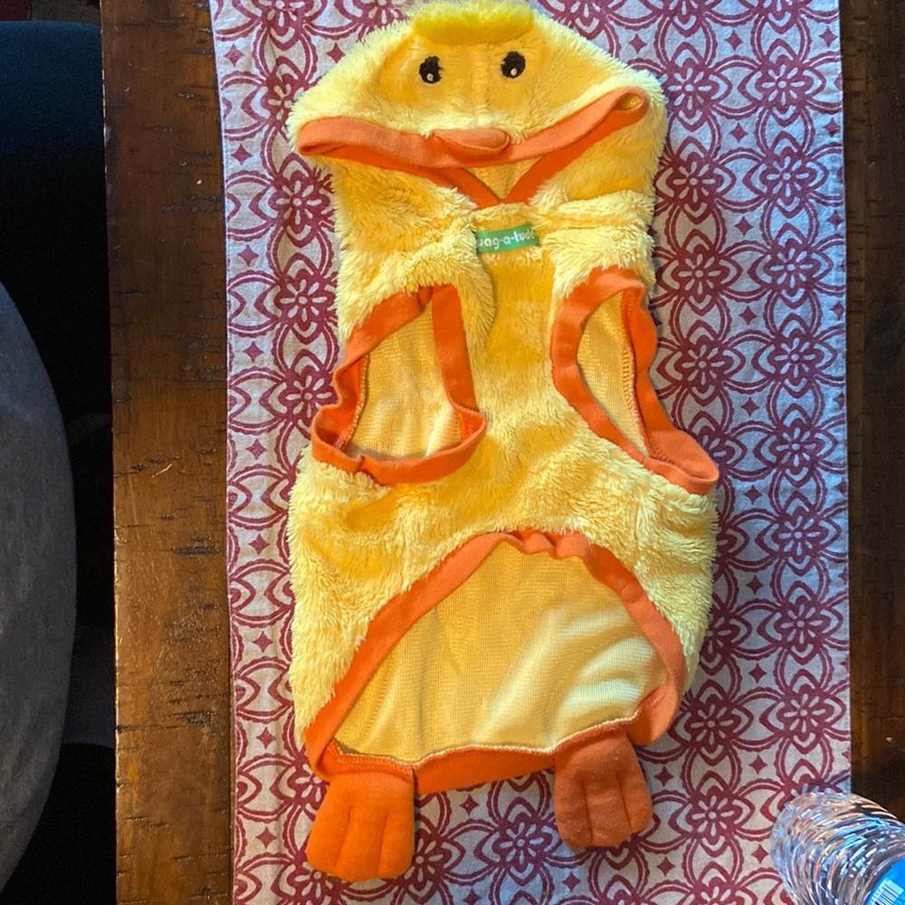 SMALL Wag-a-tude Duckling Costume for dogs